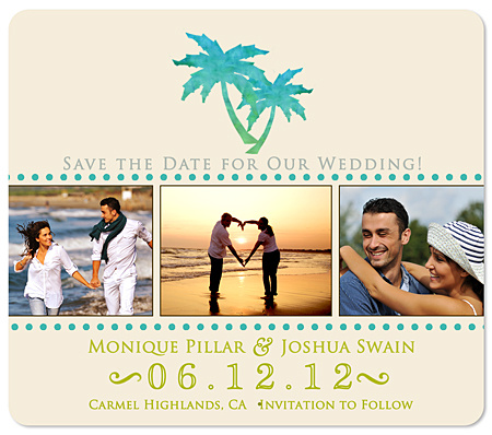 "Sandy Beach Starfish" Calendar Save the Date